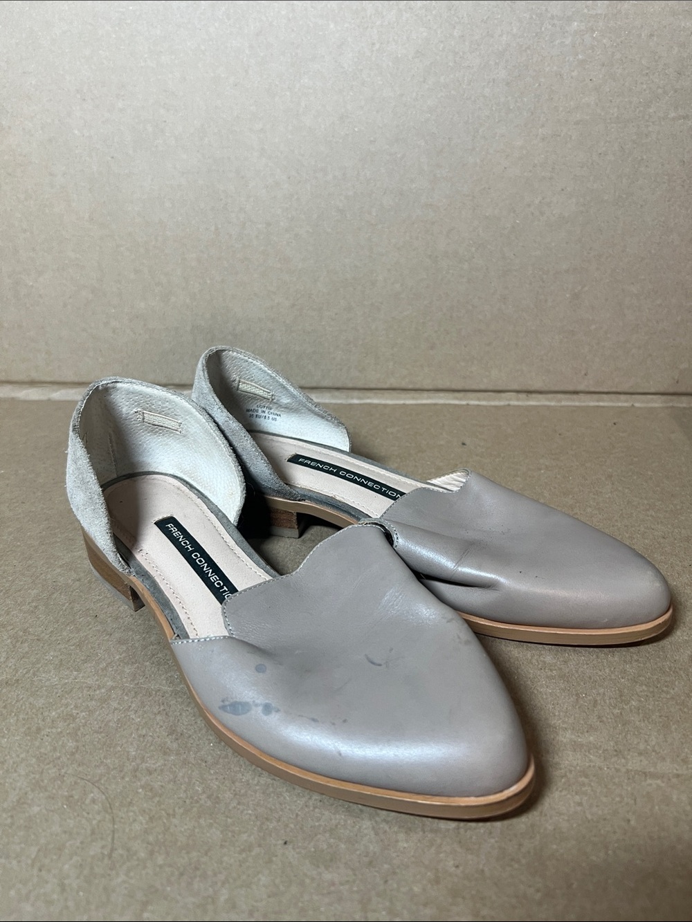 French Connection "lottie" Shoe d’orsay pump beige